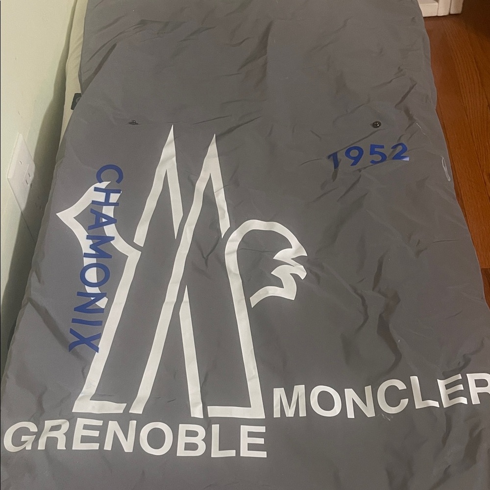 Moncler Gray and Blue backpack/bag